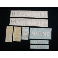 Farmall MD Vinyl Cut Decal Set (VI287) Farmall MD Vinyl Cut Decal Set (VI287)
