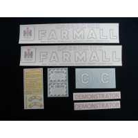 Farmall C Demonstrator Vinyl Cut Decal Set (VI403) Farmall C Demonstrator Vinyl Cut Decal Set (VI403)