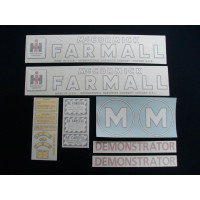 Farmall M Demonstrator Vinyl Cut Decal Set (VI407) Farmall M Demonstrator Vinyl Cut Decal Set (VI407)