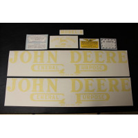 John Deere A unstyled Vinyl Cut Decal Set (JD100)