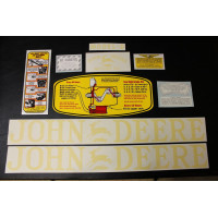 John Deere D unstyled Vinyl Cut Decal Set (VJD105)