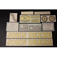 John Deere G 1939 and up Vinyl Cut Decal Set (VJD113) John Deere G 1939 and up Vinyl Cut Decal Set (VJD113)