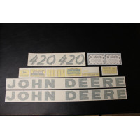 John Deere 420 Vinyl Cut Decal Set (JD145) John Deere 420 Vinyl Cut Decal Set (JD145)