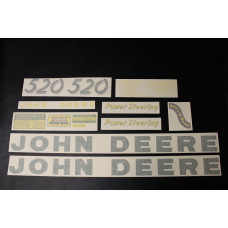 John Deere 520 Mylar Cut Decal Set (JD146) John Deere 520 Mylar Cut Decal Set (JD146)