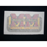 Minneapolis Moline Tractor 2x3 Vinyl Cut Decal (VM1813)