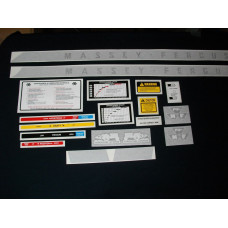 Massey Ferguson 150 Vinyl Cut Decal Set (VMF117)