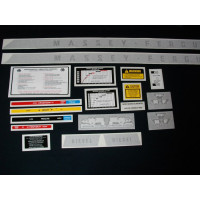 Massey Ferguson 165 Diesel Vinyl Cut Decal Set (VMF120)