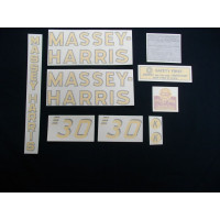 Massey Harris 30 K Vinyl Cut Decal Set Massey Harris 30 K Vinyl Cut Decal Set