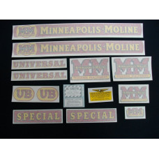Minneapolis Moline UB Special Vinyl Cut Decal Set (VMM106) Minneapolis Moline UB Special Vinyl Cut Decal Set (VMM106)