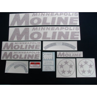 Minneapolis Moline 5 Star (red) Vinyl Cut Decal Set (VMM112) Minneapolis Moline 5 Star (red) Vinyl Cut Decal Set (VMM112)