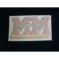 Minneapolis Moline Tractor 4x7 (Modem Machinery) Vinyl Cut Decal (VMM116e) Minneapolis Moline Tractor 4x7 (Modem Machinery) Vinyl Cut Decal (VMM116e)