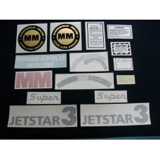 Minneapolis Moline Super Jetstar 3 Vinyl Cut Decal Set (VMM139) Minneapolis Moline Super Jetstar 3 Vinyl Cut Decal Set (VMM139)