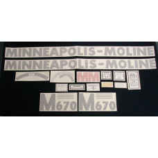 Minneapolis Moline M670 Vinyl Cut Decal Set (VMM145) Minneapolis Moline M670 Vinyl Cut Decal Set (VMM145)
