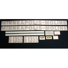 Minneapolis Moline G1355 Vinyl Cut Decal Set (VMM162) Minneapolis Moline G1355 Vinyl Cut Decal Set (VMM162)