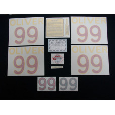 Oliver 99 gas Vinyl Cut Decal Set (VO114) Oliver 99 gas Vinyl Cut Decal Set (VO114)