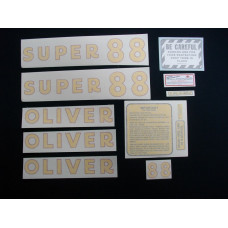 Oliver Super 88 Vinyl Cut Decal Set (VO122) Oliver Super 88 Vinyl Cut Decal Set (VO122)