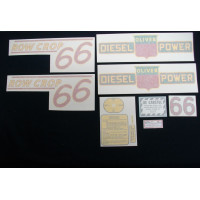Oliver 66 Row Crop diesel red # Vinyl Cut Decal Set (VO139) Oliver 66 Row Crop diesel red # Vinyl Cut Decal Set (VO139)