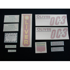 Oliver OC-3 Vinyl Cut Decal Set (VO172) Oliver OC-3 Vinyl Cut Decal Set (VO172)