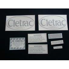 Oliver Cletrac HG (black oval) Vinyl Cut Decal Set (VO193)