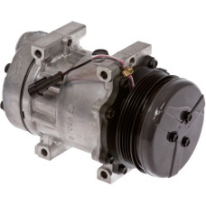 Ford | New Holland TS100A Tractor Compressor with Serpentine Clutch - New Ford | New Holland TS100A Tractor Compressor with Serpentine Clutch - New