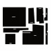 International Harvester 715 Combine Cab Kit with Headliner - Black International Harvester 715 Combine Cab Kit with Headliner - Black