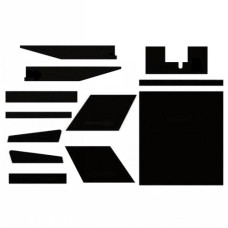 International Harvester 756 Cab Kit w/ Headliner - Black | C756(756) International Harvester 756 Cab Kit w/ Headliner - Black | C756(756)