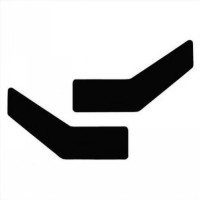 International Harvester 986 Door Panel - Black
