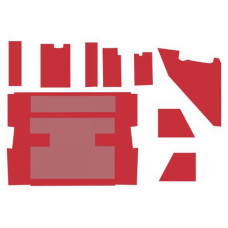 International Harvester Cab Kit without Headliner - Red (3388, 3588, 3788) International Harvester Cab Kit without Headliner - Red (3388, 3588, 3788)
