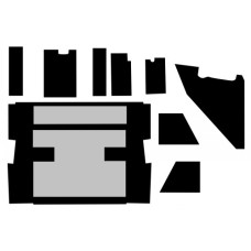 International Harvester Cab Kit without Headliner - Black (3388, 3588, 3788)