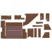 International Harvester 5288 Cab Kit without Headliner - Brown