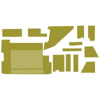 International Harvester 6588 Cab Kit without Headliner - Western Design Brown