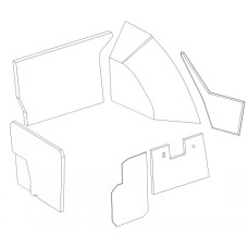 Case | Case IH 7130 Cab Kit without Headliner - Gray
