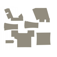 Case | Case IH 2394 Cab Kit with Headliner - Gray Case | Case IH 2394 Cab Kit with Headliner - Gray