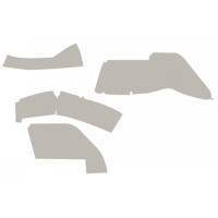 Case | Case IH MX120 Cab Kit without Headliner - Gray Case | Case IH MX120 Cab Kit without Headliner - Gray
