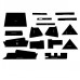 Allis Chalmers | AGCO Allis 7060 Cab Kit with Headliner and Post Kit - Black Allis Chalmers | AGCO Allis 7060 Cab Kit with Headliner and Post Kit - Black
