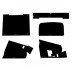 Massey Ferguson 2770 Cab Kit with Headliner - Black Massey Ferguson 2770 Cab Kit with Headliner - Black
