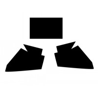 Massey Ferguson 265 Cab Kit with Headliner - Black Massey Ferguson 265 Cab Kit with Headliner - Black