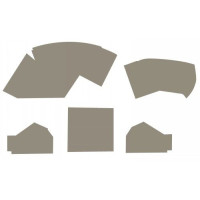 Massey Ferguson 390T Cab Kit - without Headliner - Gray Massey Ferguson 390T Cab Kit - without Headliner - Gray