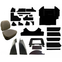 John Deere 4640 Complete Cab Interior Kit - Black with Cowl Cover and SR71200 Cushion Set John Deere 4640 Complete Cab Interior Kit - Black with Cowl Cover and SR71200 Cushion Set