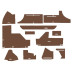 John Deere 4630 Cab Kit - Brown John Deere 4630 Cab Kit - Brown