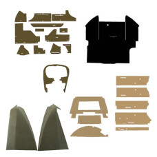 John Deere 4640 Tractor Complete Cab Conversion Kit - Multi-Brown | Sailcloth Tan with Cowl Kit