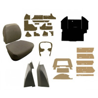 John Deere 4640 Tractor Complete Cab Conversion Kit - Multi-Brown | Sailcloth Tan with Cowl Kit and SR71200 Cushion Set