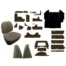 John Deere 4840 Complete Cab Conversion Kit - Brown with Cowl Cover and SR71200 Cushion Set