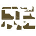 John Deere Tractor Cab Kit - Multi-Brown (4040, 4240, 4440, 4640, 4840) John Deere Tractor Cab Kit - Multi-Brown (4040, 4240, 4440, 4640, 4840)