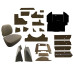 John Deere 4650 Complete Cab Interior Kit - Brown with Cowl Cover and SR82200 Cushion Set John Deere 4650 Complete Cab Interior Kit - Brown with Cowl Cover and SR82200 Cushion Set
