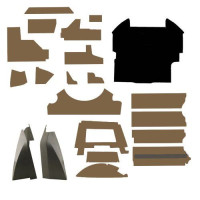 John Deere 4050 Complete Cab Interior Kit - Brown with Cowl Cover John Deere 4050 Complete Cab Interior Kit - Brown with Cowl Cover