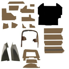 John Deere 4450 Complete Cab Interior Kit - Brown with Cowl Kit John Deere 4450 Complete Cab Interior Kit - Brown with Cowl Kit