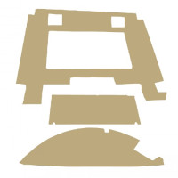 John Deere 4450 Headliner - Sailcloth Tan John Deere 4450 Headliner - Sailcloth Tan