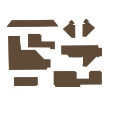 John Deere 3255 Cab Kit without Headliner - Multi-Brown John Deere 3255 Cab Kit without Headliner - Multi-Brown