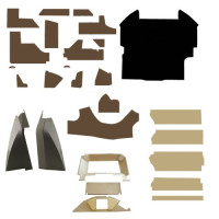 John Deere 4255 Complete Cab Interior Kit - Multi-Brown | Sailcloth Tan with Cowl Cover John Deere 4255 Complete Cab Interior Kit - Multi-Brown | Sailcloth Tan with Cowl Cover